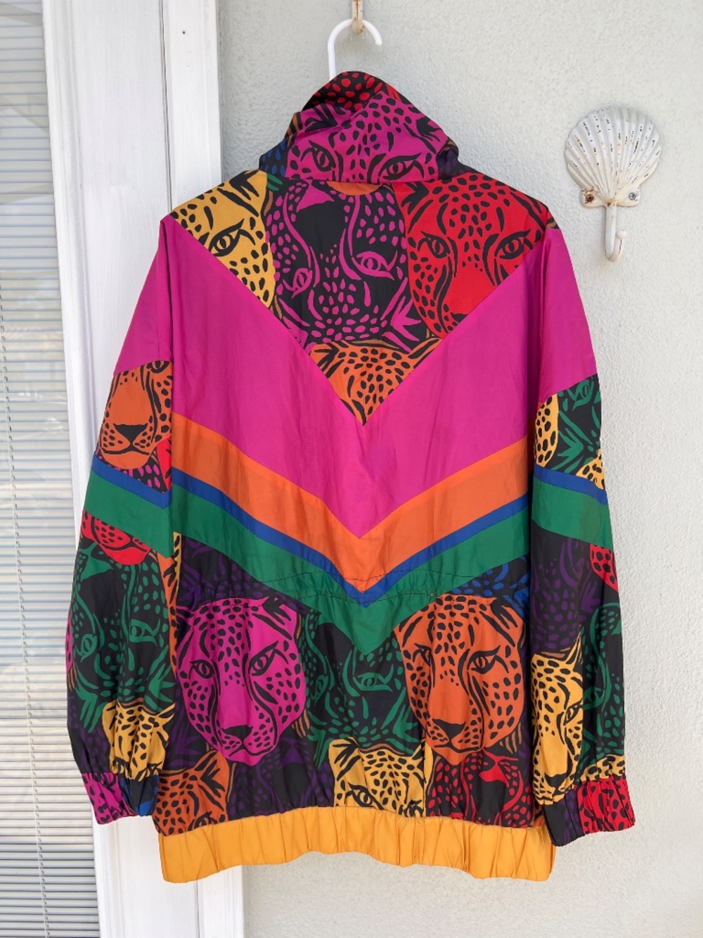 FARM Rio Colorful Leopard Windbreaker - Picture 7 of 8